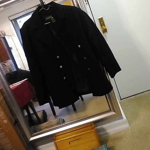 Men's Brand New military pure wool blended pea coat brand newWarm& ComfyInStlye - Picture 4 of 5